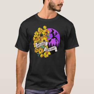 Rätt Söt Rätt Skum Halloween-Häxa Svart Katt T Shirt