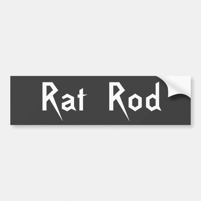 Rått Stav Bildekal (Framsidan)