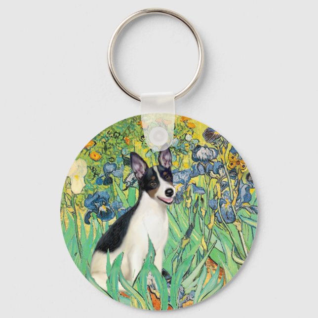 Rått Terrier - Iris Nyckelring (Framsida)