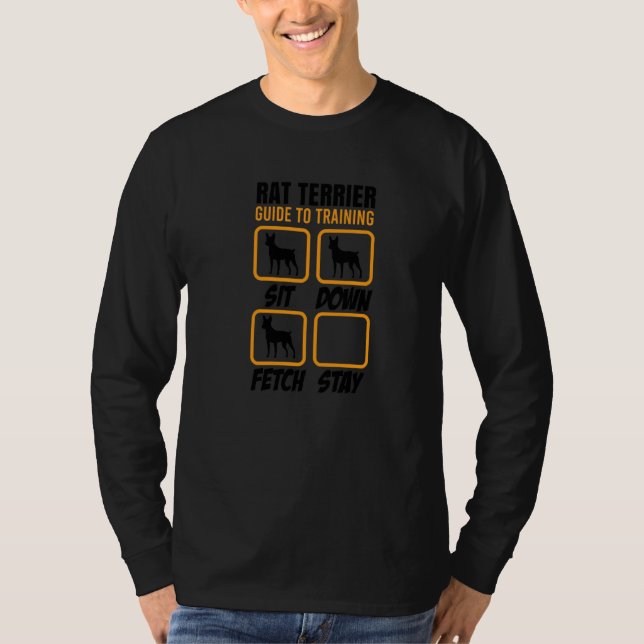 Rått Terrier-träningsguide Hundägare T Shirt (Framsida)