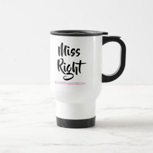 Rätt tjej hennes namn kul resemugg