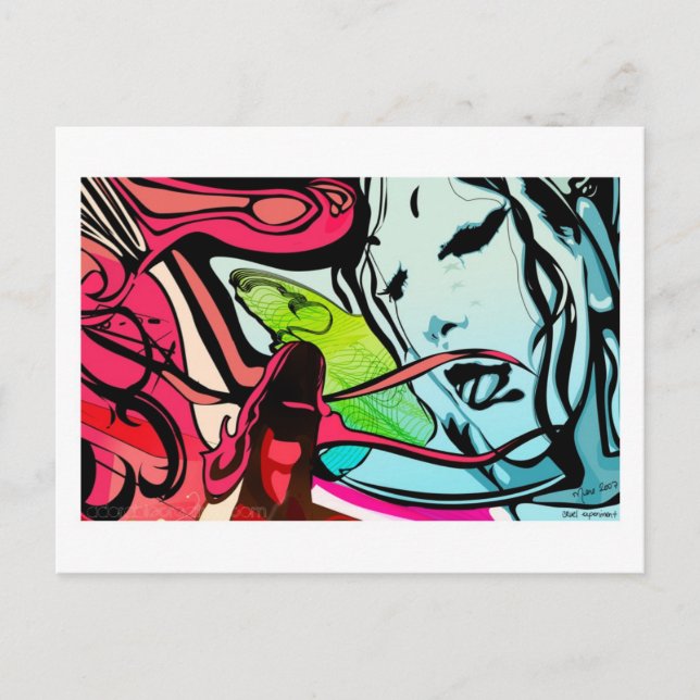 Rått vykort för experiment (Framsida)