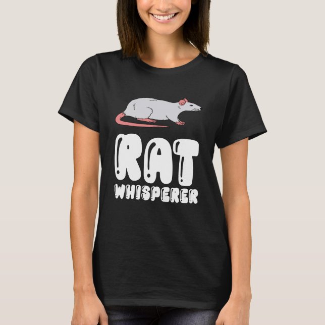 Råtta ägare Råtta Whisperer T Shirt (Framsida)