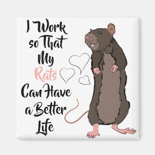 Råtta Älskare Magnet