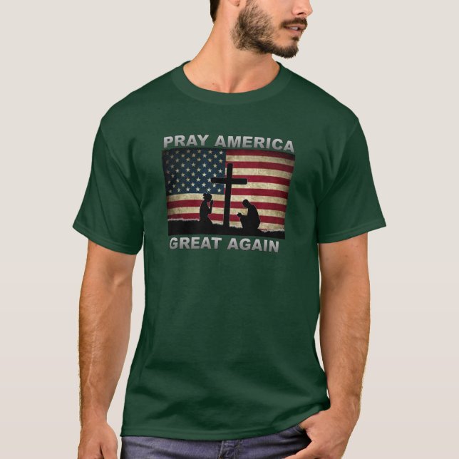Rätta Amerika Underbar igen T Shirt (Framsida)