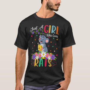 Råtta är bara en flicka som Kärlek Råttor T Shirt