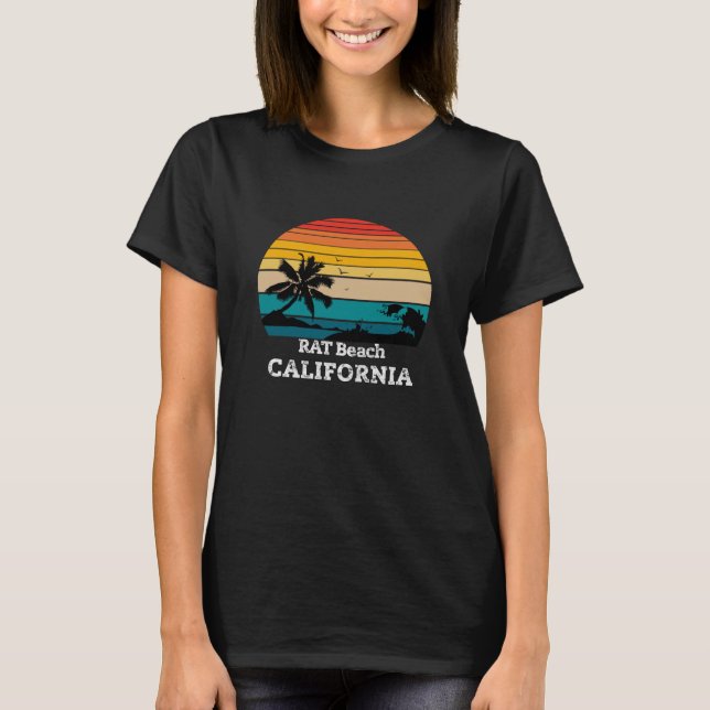 RÅTTA Beach CALIFORNIA T Shirt (Framsida)