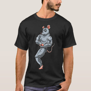 Råtta Bodybuilding Fitness Gym Motivation Bodybuil T Shirt