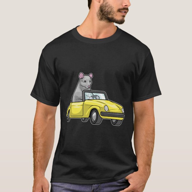 Råtta Car T Shirt (Framsida)