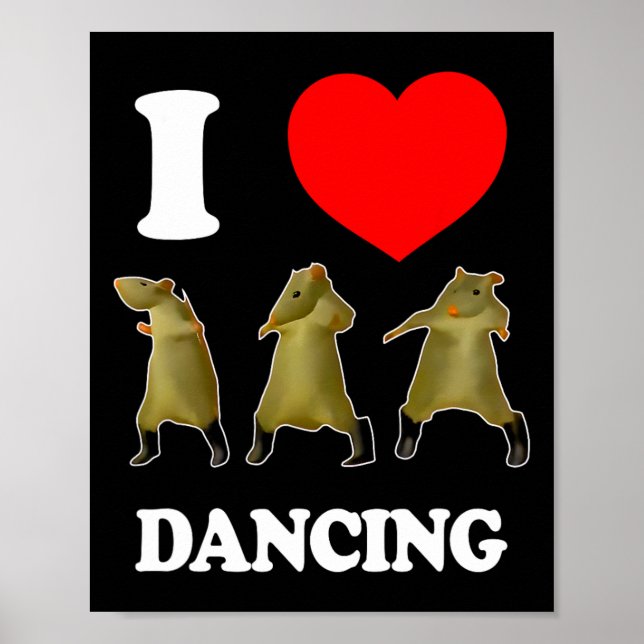 Råtta Dance Meme 2025 Lustigt Trendig #ratdance 2 Poster (Framsidan)