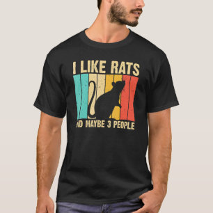 Råtta Design Råtta Manar Kvinnor Mouse Rodent Intr T Shirt