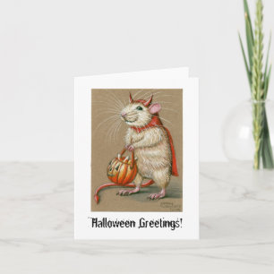 Råtta Djävulen, Halloween Hälsning! Kort