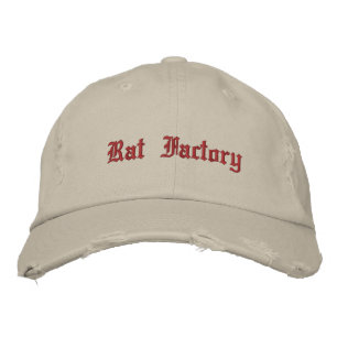Råtta Factory Embroized Hat Broderad Keps