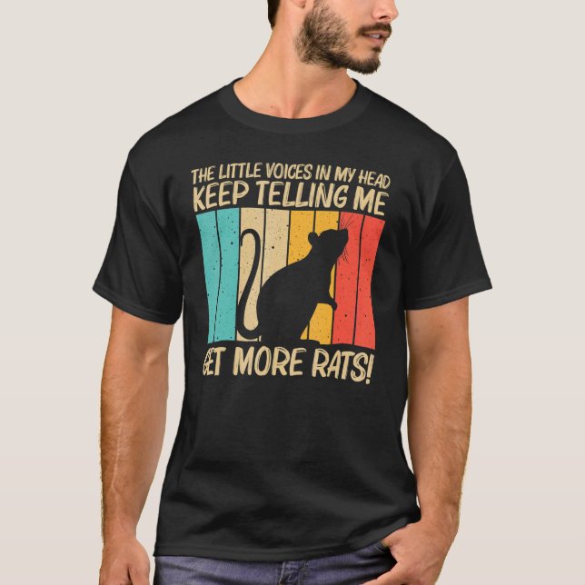 Råtta För manar kvinnor Mouse Pet Rodent Råtta 9 T Shirt (Framsida)