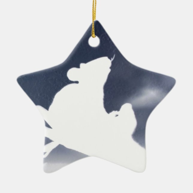 Råtta Julgransprydnad Keramik (Framsidan)