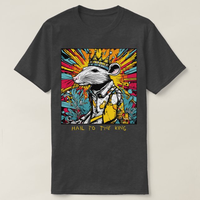 Råtta Kung gatukonst T Shirt (Design framsida)