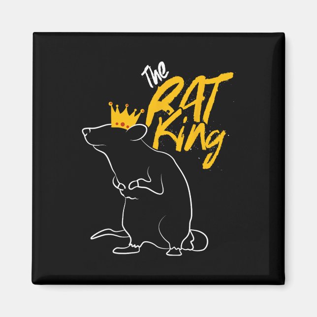 RÅTTA KUNG T MAGNET (Framsidan)