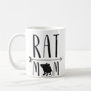 Råtta Mamma - Funny Retro Pet Mouse Råtta eller Ro Kaffemugg