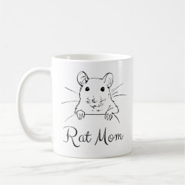 Råtta Mamma Mugg - Cute Pet Råtta Mugg - Råtta Mam