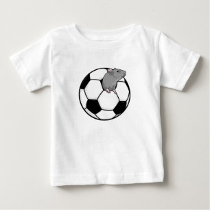 Råtta med fotboll t shirt