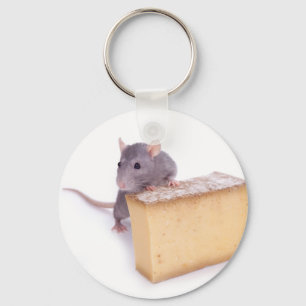 råtta med ost nyckelring