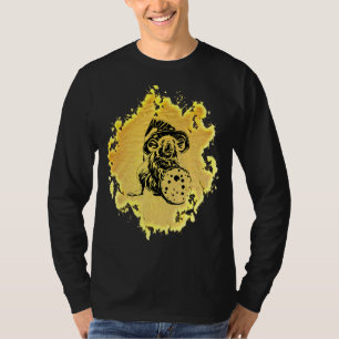 Råtta Motif Rodent Cute Råtta in Hand Cheese Pet A T Shirt