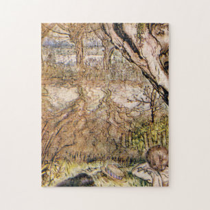 Råtta och Mole har en picknick - Arthur Rackham Pussel