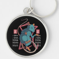 Råtta Öster Zodiac-teckendesign