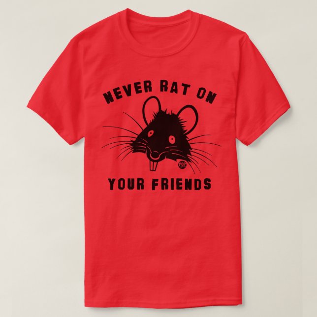 råtta på vänner t shirt (Design framsida)