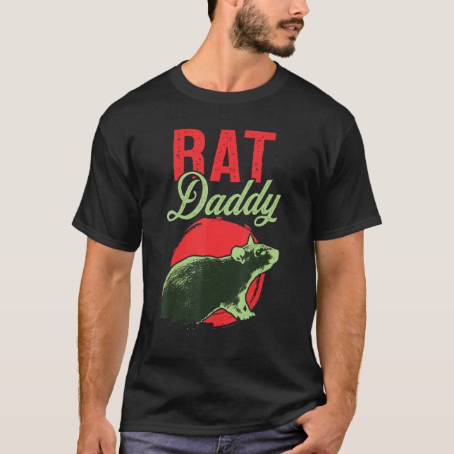 Råtta pappa Far Pappa Råtta T Shirt (Framsida)