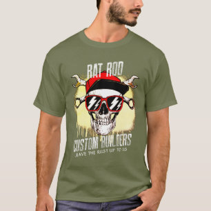Råtta Rod Anpassningsbar Builders Lämnar rost ti T Shirt