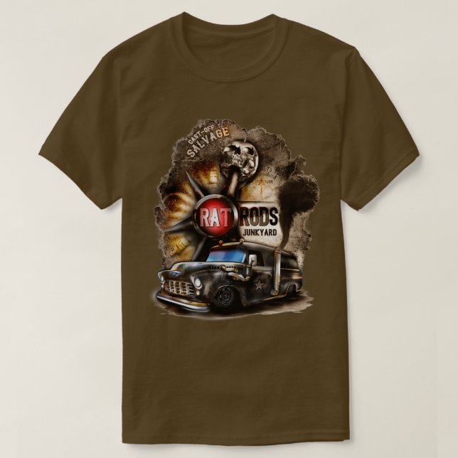 Råtta Rod CastAv T Shirt (Design framsida)