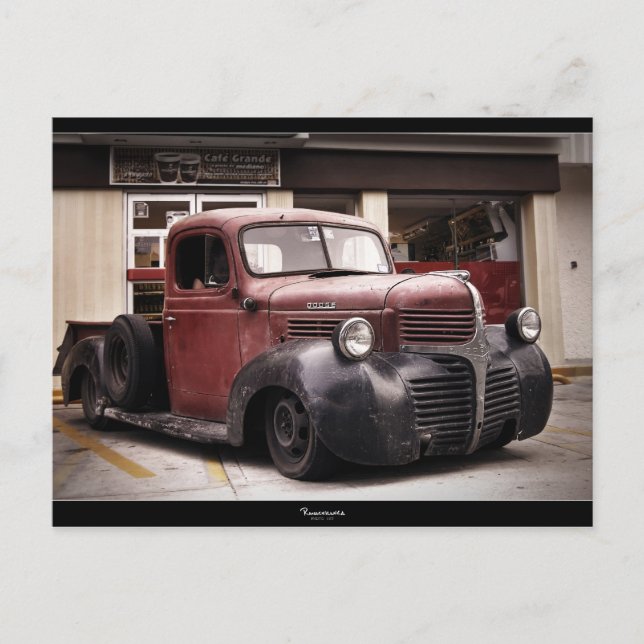 "RÅTTA ROD" DODGE-vykort Vykort (Framsida)