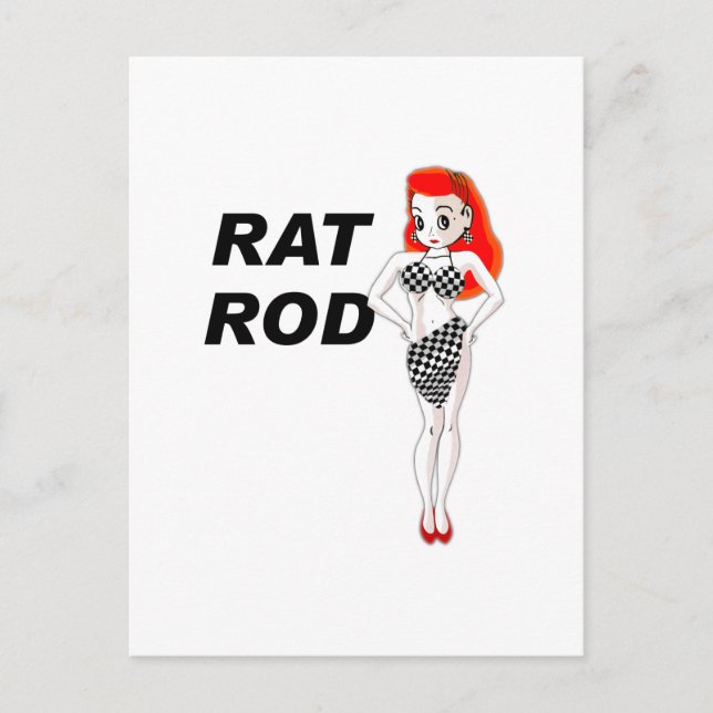 Råtta Rod Vykort (Framsida)