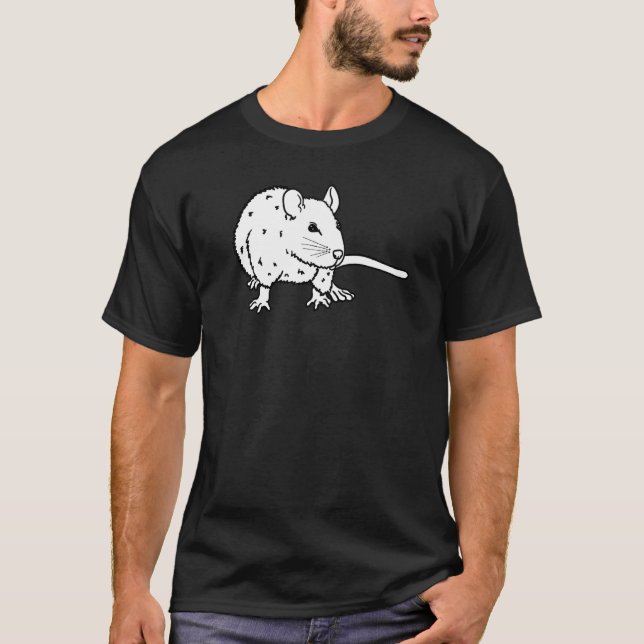 Råtta Rodent Owner Mouse Mice Breeder Animal T Shirt (Framsida)