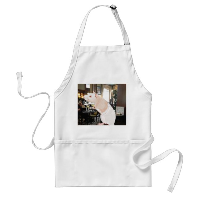 Råtta Servitör surreal Förkläde (Framsidan)