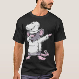 Råtta som Chef med Chefs hat vid Hip hop Dance coo T Shirt
