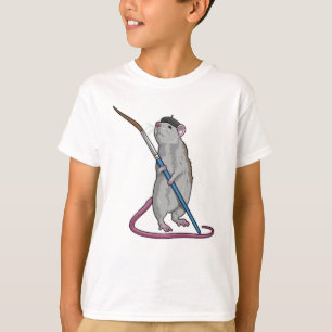 Råtta som målarfärg med färgpensel t shirt