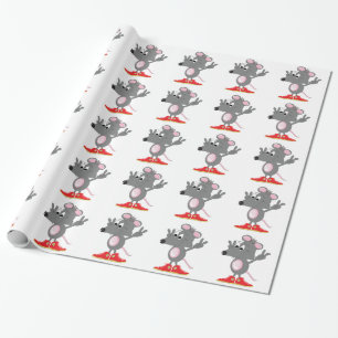 Råtta som slår in papper - Randoon Presentpapper
