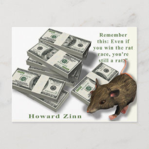 Råtta Tävling, Howard Zinn Vykort