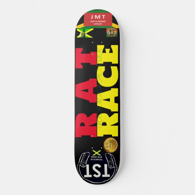 RÅTTA TÄVLING JMT SYLT 8 1/4-tums Skateboard Deck (Framsida)
