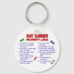 RÅTTA TERRIER Egendom-lagstiftning 2 Nyckelring