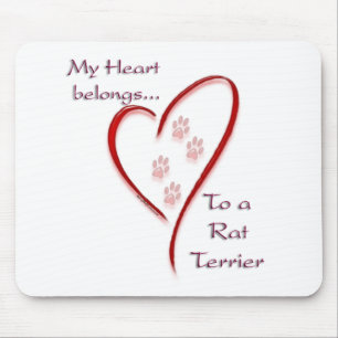 Råtta Terrier Heart-Tillhören Musmatta
