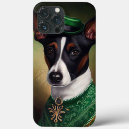 Råtta Terrier Hund i St. Patrick Dress