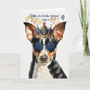 Råtta Terrier Hund Kung för dag-dag-dag-dag Kort