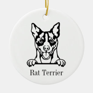 Råtta Terrier hund ornament