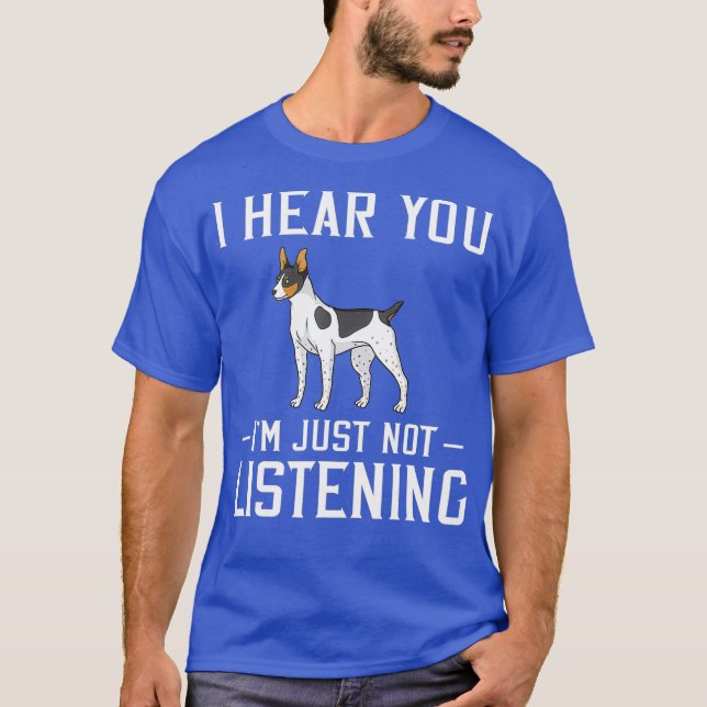 Råtta Terrier Hund Puppies Owner Älskare T Shirt (Framsida)