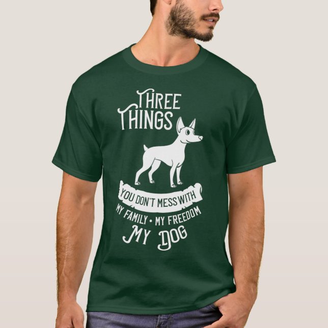 Råtta Terrier Hund Puppies Owner Älskare T Shirt (Framsida)