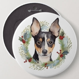 Råtta Terrier-julafton Valp Knapp