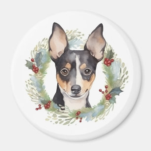 Råtta Terrier-julafton Valp Magnet